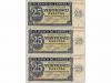 ESTADO ESPAÑOL. Lote 3 billetes 25 Pesetas. 21 Noviembre 193