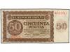 ESTADO ESPAÑOL. 50 Pesetas. 21 Noviembre 1936. Serie Q. Ed-4
