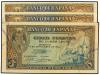 ESTADO ESPAÑOL. Lote 3 billetes 5 Pesetas. 4 Septiembre 1940