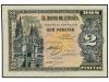 ESTADO ESPAÑOL. 2 Pesetas. 12 Octubre 1937. Serie A. (Pequeñ