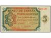 ESTADO ESPAÑOL. 5 Pesetas. 10 Agosto 1938. Serie J. Ed-435a.