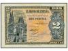 ESTADO ESPAÑOL. 2 Pesetas. 12 Octubre 1937. Catedral de Burg