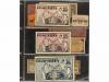 BILLETES LOCALES GUERRA CIVIL. Lote 167 billetes. Colección 