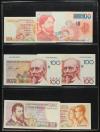 BILLETES EXTRANJEROS. Lote 65 billetes. Siglo XX. BÉLGICA, 