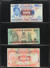 BILLETES EXTRANJEROS. Lote 60 billetes. Siglo XX. BIAFRA, S
