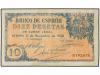 ESTADO ESPAÑOL. 10 Pesetas. 21 Noviembre 1936. (Levísimas re