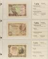 ESTADO ESPAÑOL. Lote de 64 billetes 1 a 1.000 Pesetas. 1936 
