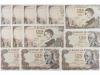 ESTADO ESPAÑOL. Lote 13 billetes 100 Pesetas. 19 Noviembre 1