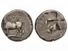 MONEDAS GRIEGAS. Dracma. 387-340 a.C. BIZANTION. TRACIA. Tor