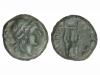 MONEDAS GRIEGAS. Sextans. 192-89 a.C. BRUTTIUM. Vibo Valenti