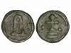 MONEDAS BIZANTINAS. AE. BASILIO I MACEDONIO (867-886 d.C). C