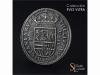 FELIPE II. 8 Reales. 15:90. SEGOVIA. Anv.: Acueducto vertica