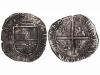 FELIPE II. 8 Reales. 1598. VALLADOLID. D. Anv.: D roel encim