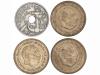 ESTADO ESPAÑOL. Lote 4 monedas 50 Céntimos y 1 Peseta (3). 5