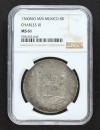 CARLOS III. 8 Reales. 1760. MÉXICO. M.M. 26,97 grs. Columnar