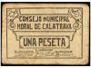 CASTILLA-LA MANCHA. 1 Peseta. C.M. de MORAL DE CALATRAVA (Ci