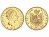 ALFONSO XII. 25 Pesetas. 1877 (*18-77). D.E.-M. (Pequeños go
