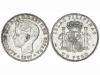 ALFONSO XIII. 1 Peso. 1897. MANILA. S.G.-V. (Golpes y rayas)
