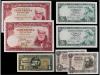 ESTADO ESPAÑOL. Lote 7 billetes 1 a 50 Pesetas. 1940 a 1961.