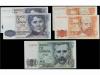 JUAN CARLOS I. Lote 5 billetes 200 (2), 500 (2) y 1.000 Pese