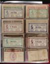 BILLETES LOCALES GUERRA CIVIL. Lote 230 billetes. Interesant