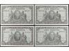 ESTADO ESPAÑOL. Lote 4 billetes 100 Pesetas. 9 Enero 1940. C