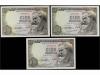 ESTADO ESPAÑOL. Lote 3 billetes 100 Pesetas. 19 Febrero 1946