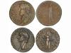 IMPERIO ROMANO. Lote 2 monedas As. Acuñadas el 41 d.C. CLAUD