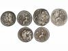 MONEDAS GRIEGAS. Lote 3 monedas Dracma. ALEJANDRO MAGNO. AR.