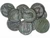 IMPERIO ROMANO. Lote 10 monedas Pequeños cobres Bajo Imperio