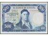 ESTADO ESPAÑOL. 500 Pesetas. 22 Julio 1954. Zuloaga. Serie F