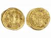 MONEDAS BIZANTINAS. Tremissis. JUSTINIANO I. CONSTANTINOPLA.