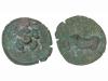 MONEDAS HISPÁNICAS. 1/4 Calco. 200-100 a.C. EBUSUS (IBIZA). 