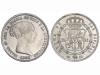 ISABEL II. 20 Reales. 1850. MADRID. C.L. 26,1 grs. (Leves ra