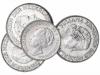 HOLANDA. Lote 4 monedas 1 y 2-1/2 (3) Gulden. AR. 1 Gulden 1