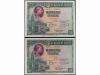 GUERRA CIVIL, ZONA REPUBLICANA. Lote 2 billetes 500 Pesetas.