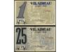 CATALUNYA. Lote 2 billetes 25 Cèntims y 1 Pesseta. Aj. de VI