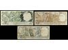 GUERRA CIVIL, ZONA REPUBLICANA. Lote 3 billetes 2,50, 5 y 10