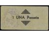 CATALUNYA. 1 Pesseta. Aj. de LA SELVA DEL CAMP. Cartón. (Man