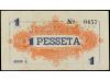 CATALUNYA. 1 Pesseta. C.M. de CAPAFONTS. Con firmas en anver