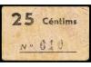 CATALUNYA. 25 Cèntims. C.M. de CORBERA DE TERRA ALTA. Cartón