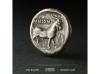 MONEDAS GRIEGAS. Tetradracma. 400-398 a.C. AINOS. Anv.: Cabe