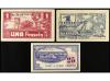 CATALUNYA. Lote 3 billetes 25 Cèntims y 1 Pesseta (2). C.M y