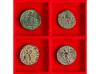 IMPERIO ROMANO. Lote 4 monedas Follis. DIOCLECIANO, MAXIMIAN