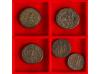 Lote 5 monedas Follis. AE. Maximiano Herculius: SACRA MONET 