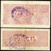 ANDALUCÍA. Lote 2 billetes 10 y 25 Céntimos. 1 Marzo 1937. A