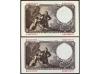 ESTADO ESPAÑOL. Lote 2 billetes 100 Pesetas. 19 Febrero 1946