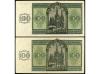 ESTADO ESPAÑOL. Lote 2 billetes 100 Pesetas. 21 noviembre 19