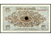ESTADO ESPAÑOL. 5 Pesetas. 21 Noviembre 1936. Con taladro ce