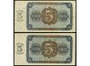 ESTADO ESPAÑOL. Lote 2 billetes 5 Pesetas. 10 Agosto 1938. S